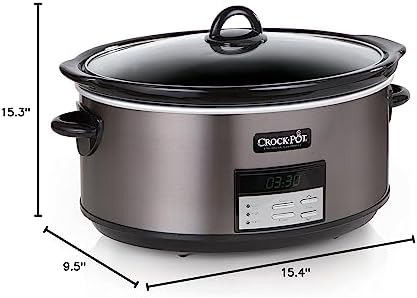 Crock-Pot 8 Quart Programmable Slow Cooker with Auto Warm