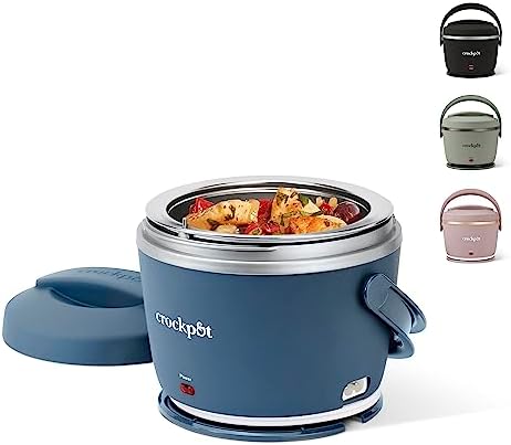 Crock-Pot Electric Lunch Box Food Warmer 20oz – Faded Blue