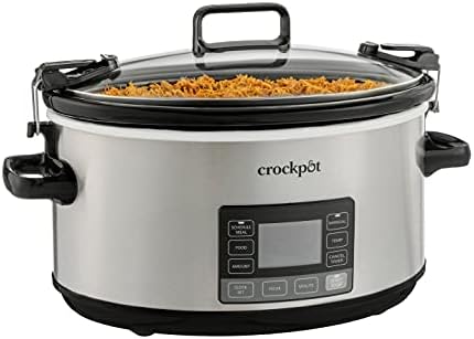 Crock-Pot 7 Quart Portable Programmable Slow Cooker with Timer