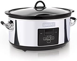 Crock-Pot 7 Quart Programmable Slow Cooker – Polished Platinum